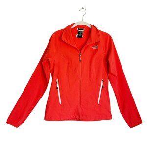 The North Face Women's Full Zip Jacket in Orange - Sz S